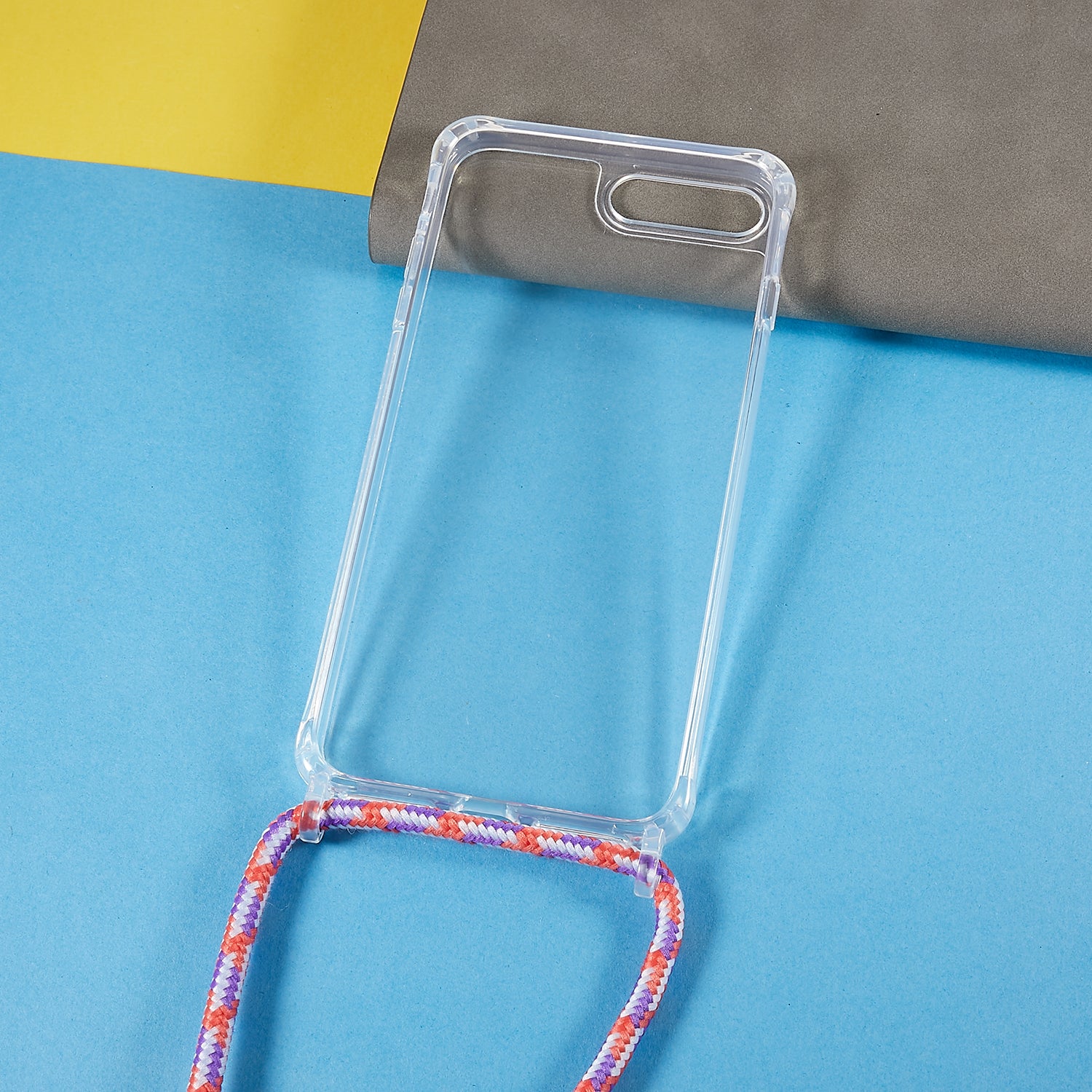 Back Case for iPhone 7 Plus 8 Plus 5.5 inch Clear Bump Proof TPU Acrylic Phone Cover with Lanyard Back Case for iPhone 7 Plus 8 Plus 5.5 inch Clear Bump Proof TPU Acrylic Phone Cover with Lanyard